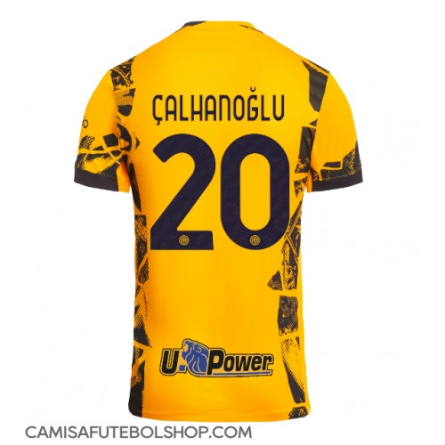 Camisa de time de futebol Inter Milan Hakan Calhanoglu #20 Replicas 3º Equipamento 2024-25 Manga Curta